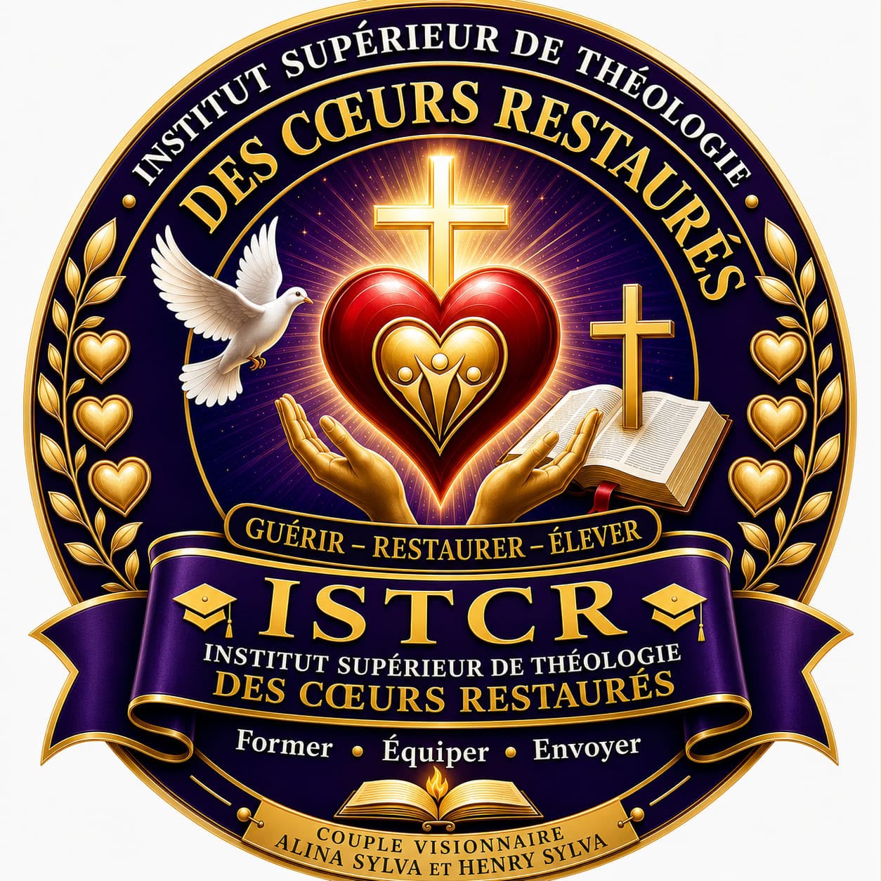 Logo de l'Institut Supérieur de Théologie des Cœurs Restaurés (ISTCR)